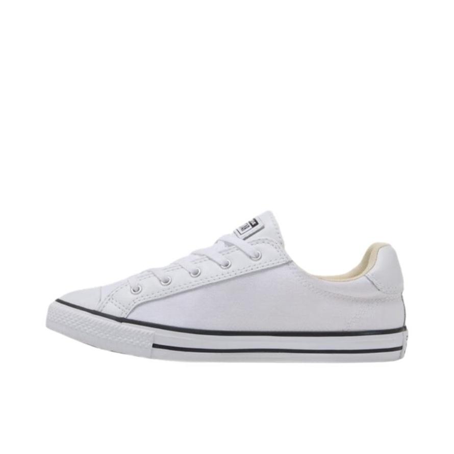 推荐商品：Converse/匡威 All Star Dainty 帆布鞋 防滑耐磨舒适轻便透气橡胶底圆头休闲时尚运动 女款/白色 