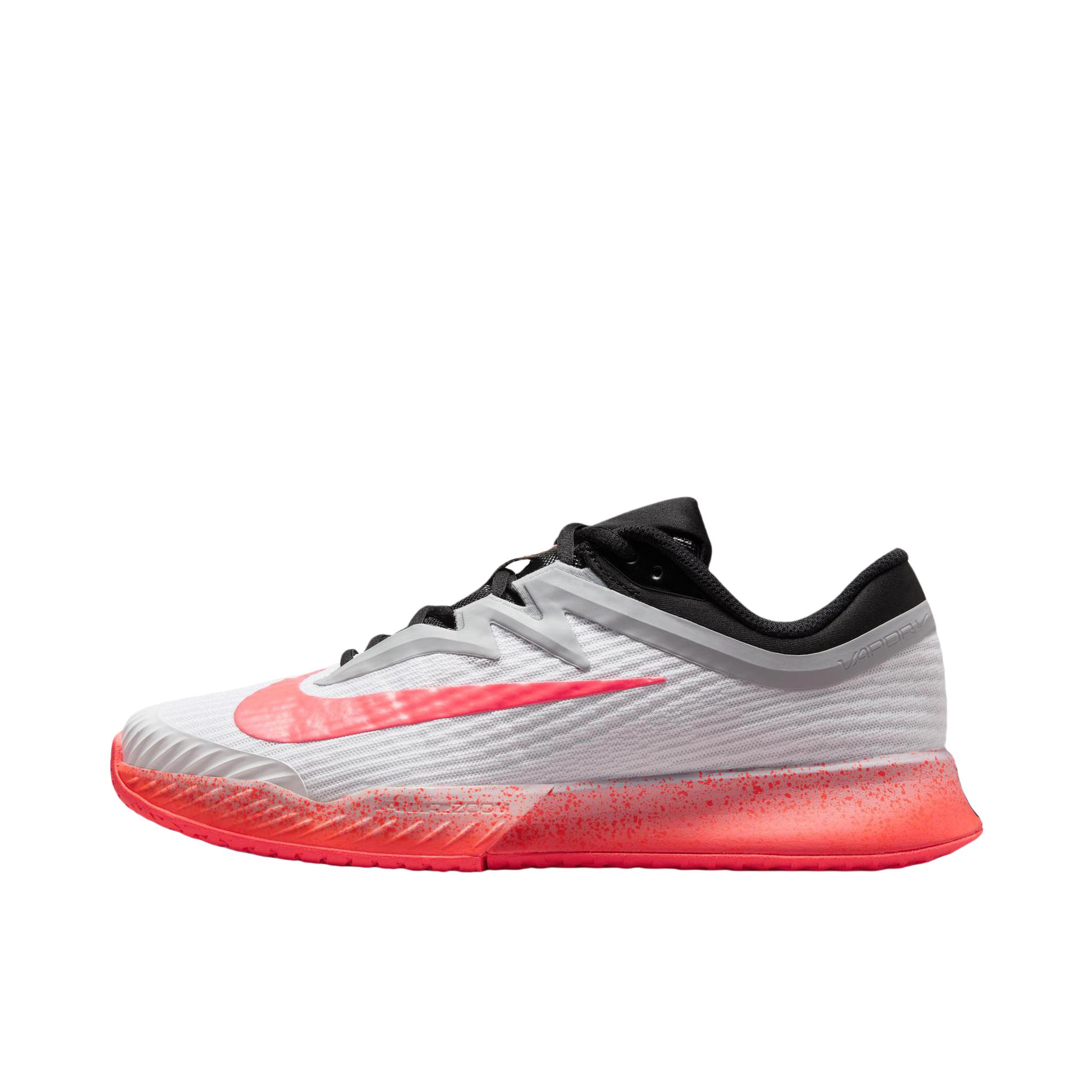推荐商品：Nike Vapor Pro 3 防滑耐磨 缓震回弹 舒适轻便 硬地球场 网球鞋 白色/火山岩红/狼灰色