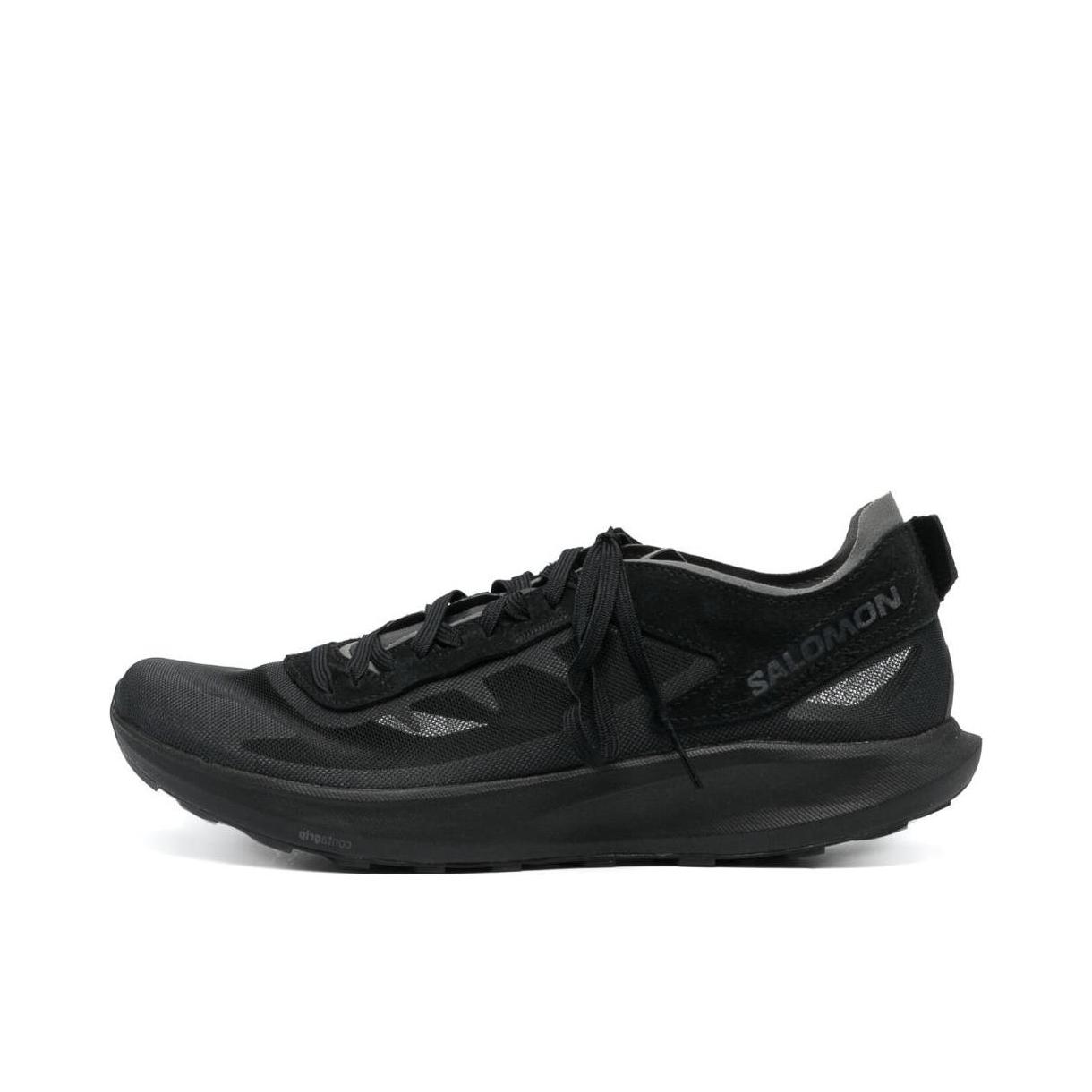 推荐商品：Salomon/萨洛蒙 Pulsar Advanced 防滑耐磨 网面透气 越野 贴合 舒适百搭 跑鞋 纯黑