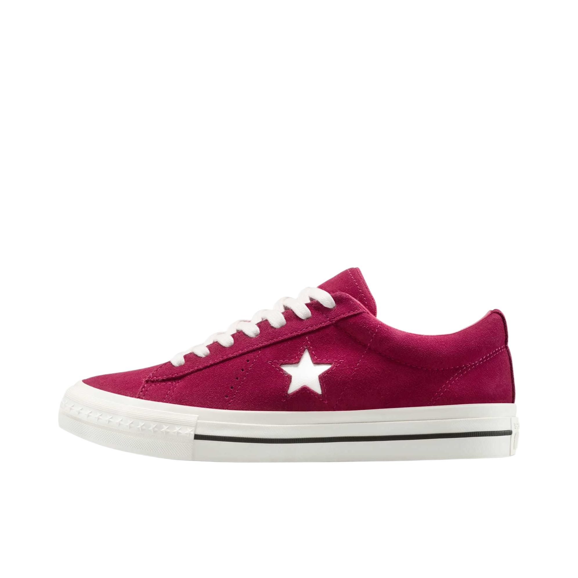 推荐商品：Converse/匡威 One Star 95 复古 低帮 休闲 系带 板鞋 玫粉色