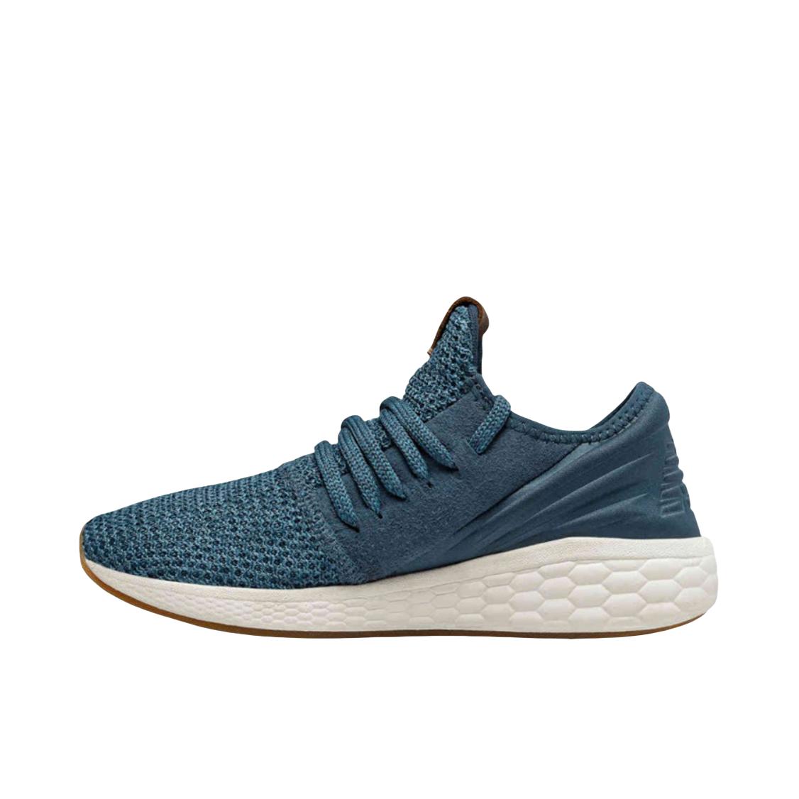 推荐商品：New Balance Fresh Foam Cruz Decon V2 防滑耐磨 透气 复古 运动休闲鞋 B宽/女款/北海蓝
