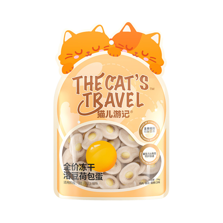 推荐商品：The Cat's Travel/猫儿游记 全价2个月以上 猫冻干零食 均衡营养