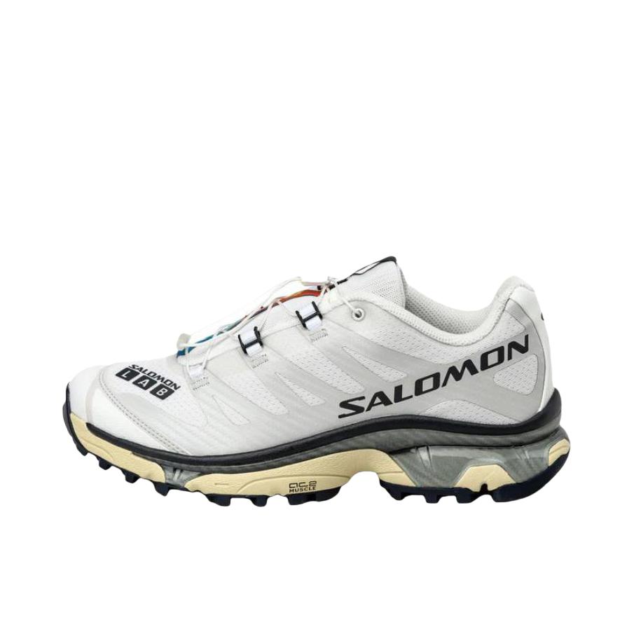 推荐商品：Salomon/萨洛蒙 XT-4 OG 包裹性 减震回弹 网布透气 防滑耐磨 越野 户外休闲鞋 白色/灰色 
