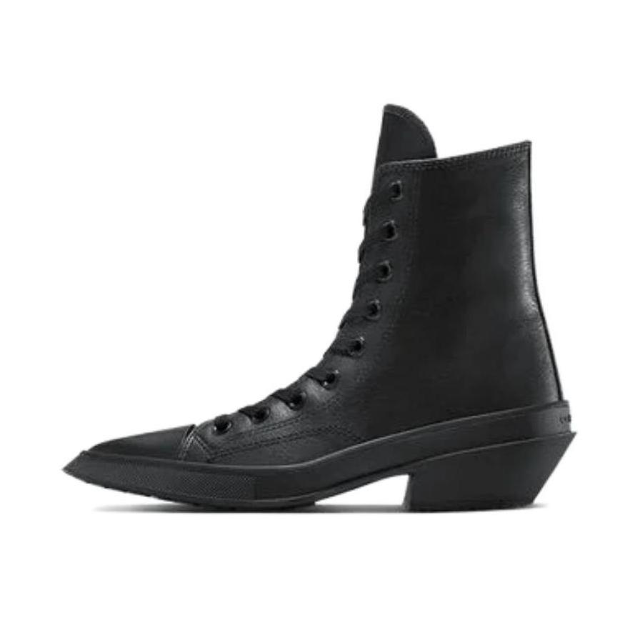 推荐商品：Converse/匡威 Chuck 70 De Luxe Pointed 高跟鞋 百搭舒适中跟粗跟 黑色
