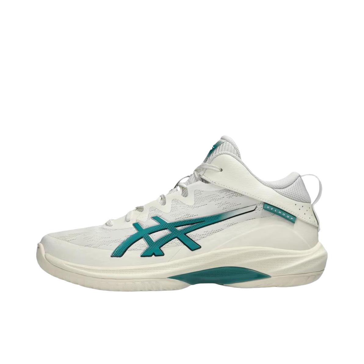 推荐商品：Asics/亚瑟士 GEL-HOOP V17 篮球鞋 防滑耐磨低帮 白色/深绿色