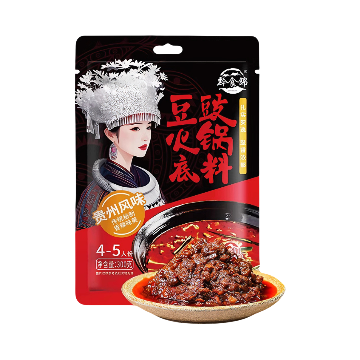 推荐商品：黔食锦 豆豉火锅底料 袋装