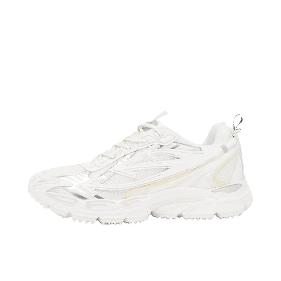 推荐商品：OFF-WHITE Be Right Back 运动休闲鞋 圆头系带低帮厚底 白色