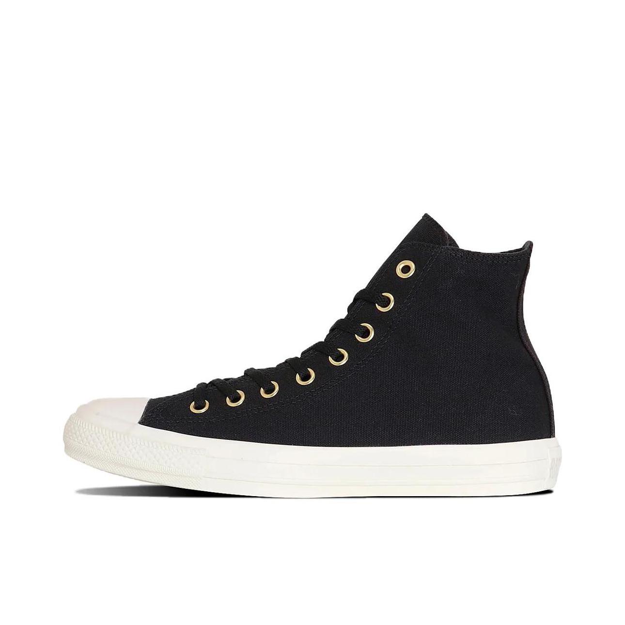 推荐商品：Converse/匡威 Chuck Taylor All Star 帆布鞋 常青款轻便防滑耐磨百搭复古圆头减震贴合高帮 碳黑色/珍珠白色