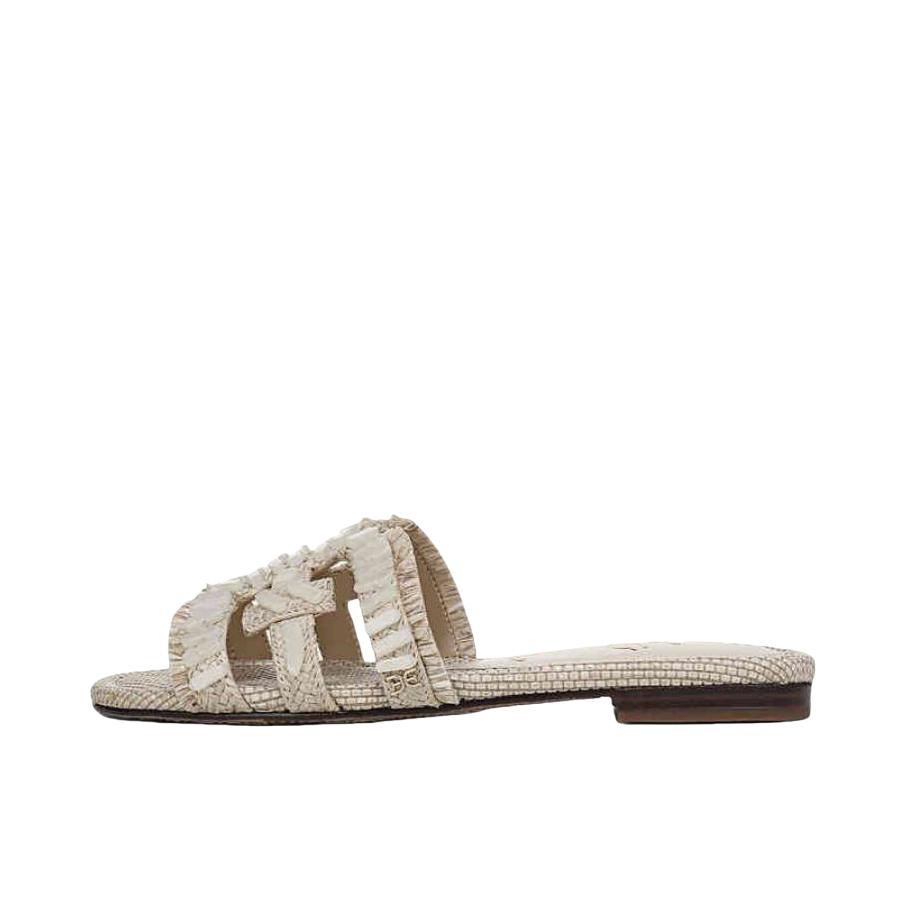 推荐商品：SAM EDELMAN Bay Perla 潮奢 轻便百搭 拖鞋 女款/米色/白色 