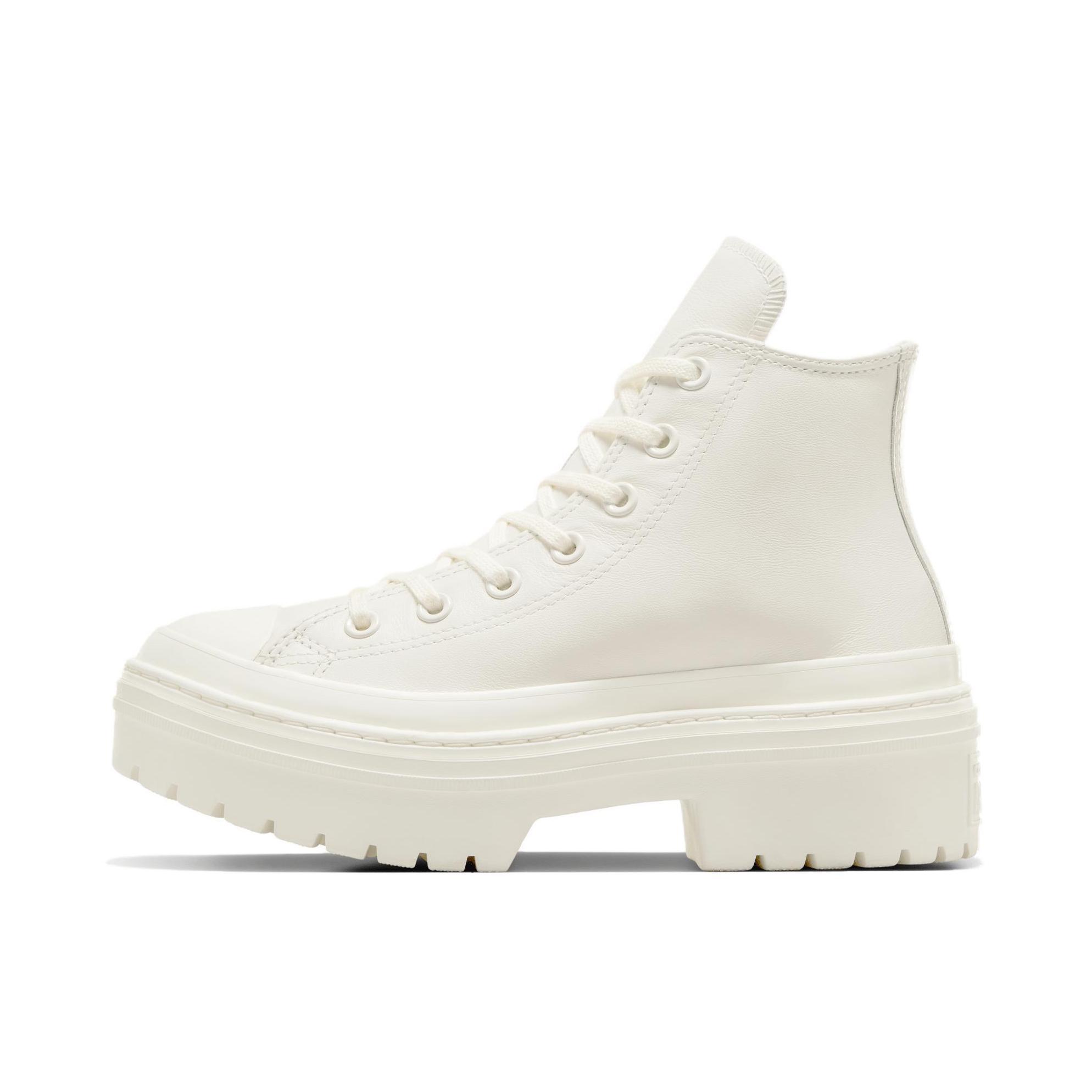 推荐商品：Converse/匡威 All Star Lugged 帆布鞋 厚底情侣高帮 米色