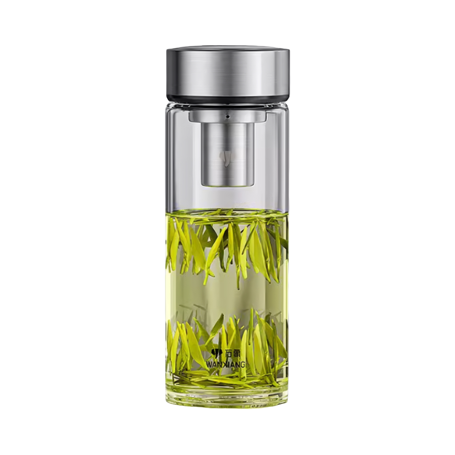 推荐商品：WANXIANG/万象 420ml 直饮式 单层玻璃 茶杯 U302R
