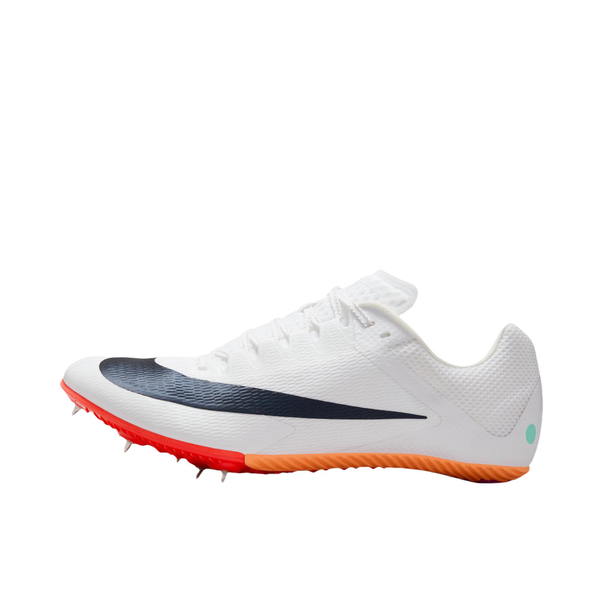 推荐商品：Nike Zoom Rival S10 钉鞋 跑鞋 短跑比赛减震抓地防滑耐磨织物训练田径 白色/亮深红/宝石绿/黑曜石色
