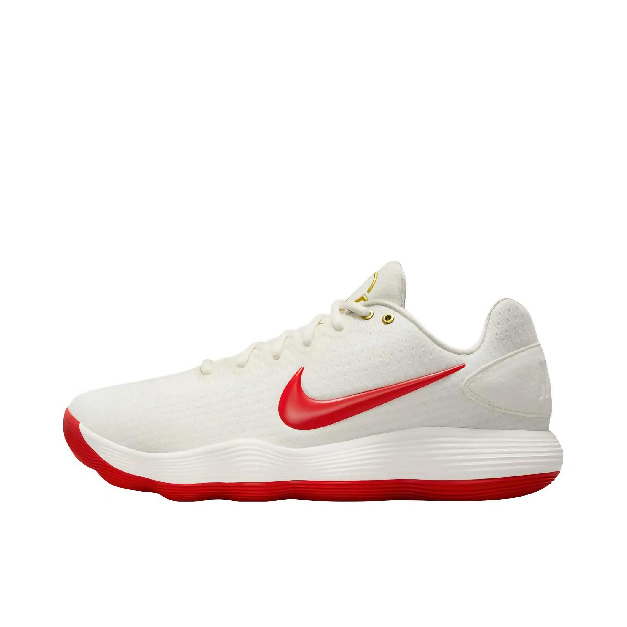 Nike Hyperdunk 2017 篮球鞋 包裹性缓震回弹舒适透气防滑耐磨合成革织物 低帮/米色/灰色/红色