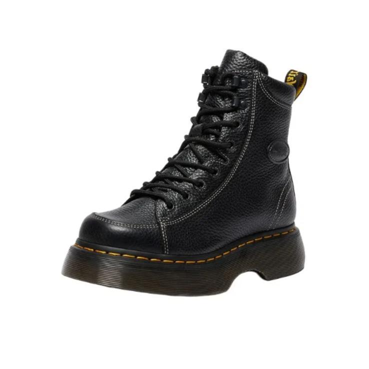 推荐商品：Dr. Martens FUSION Buzz 8i 马丁靴 牛皮革简约中筒圆头 黑色