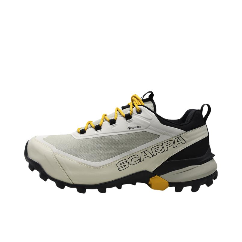推荐商品：Scarpa/思卡帕 叛逆2 户外鞋 徒步鞋 轻量透气防水 低帮/雾棕色/咖喱黄