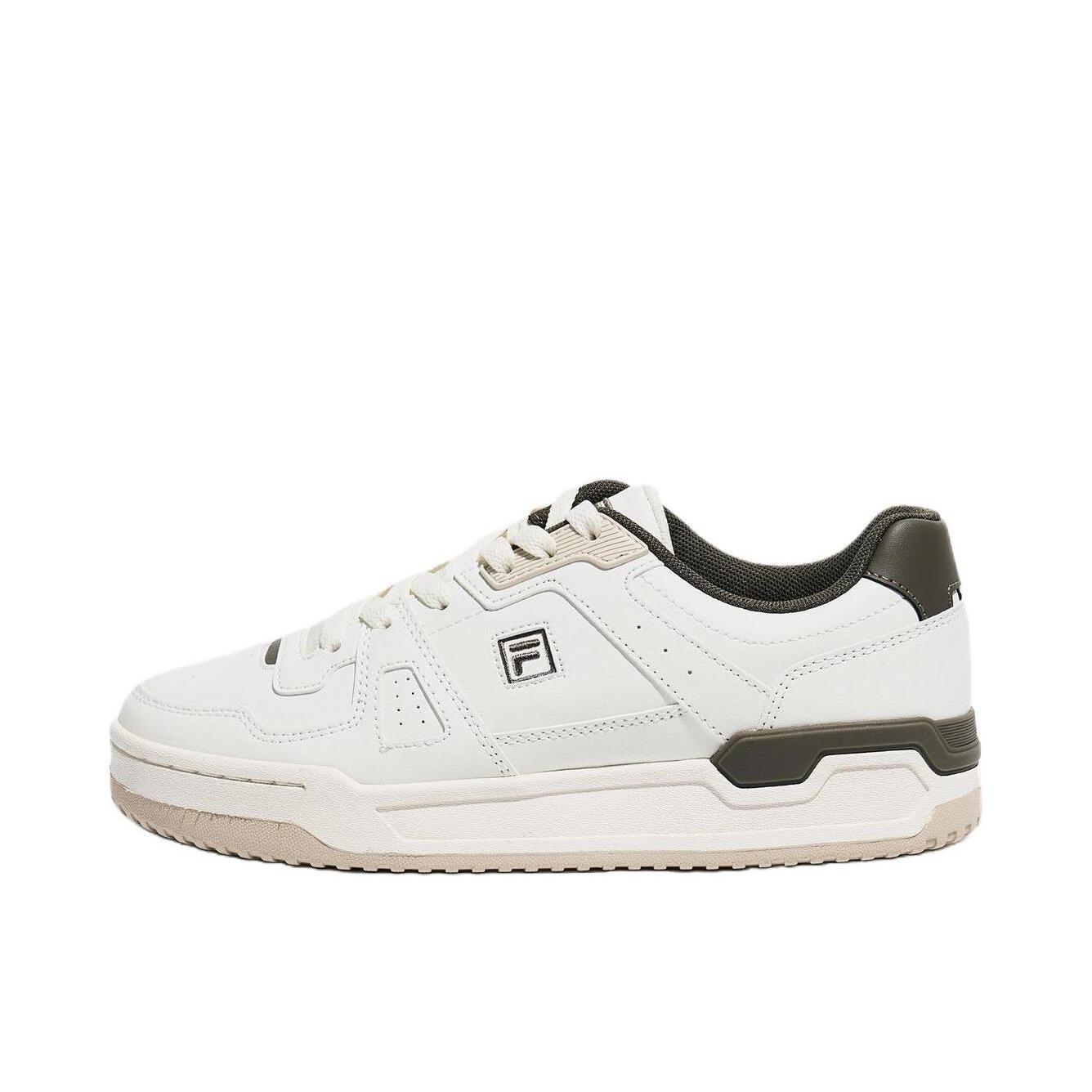 推荐商品：FILA/斐乐 Targa 88/25 运动休闲鞋 防滑橡胶系带平跟 白色
