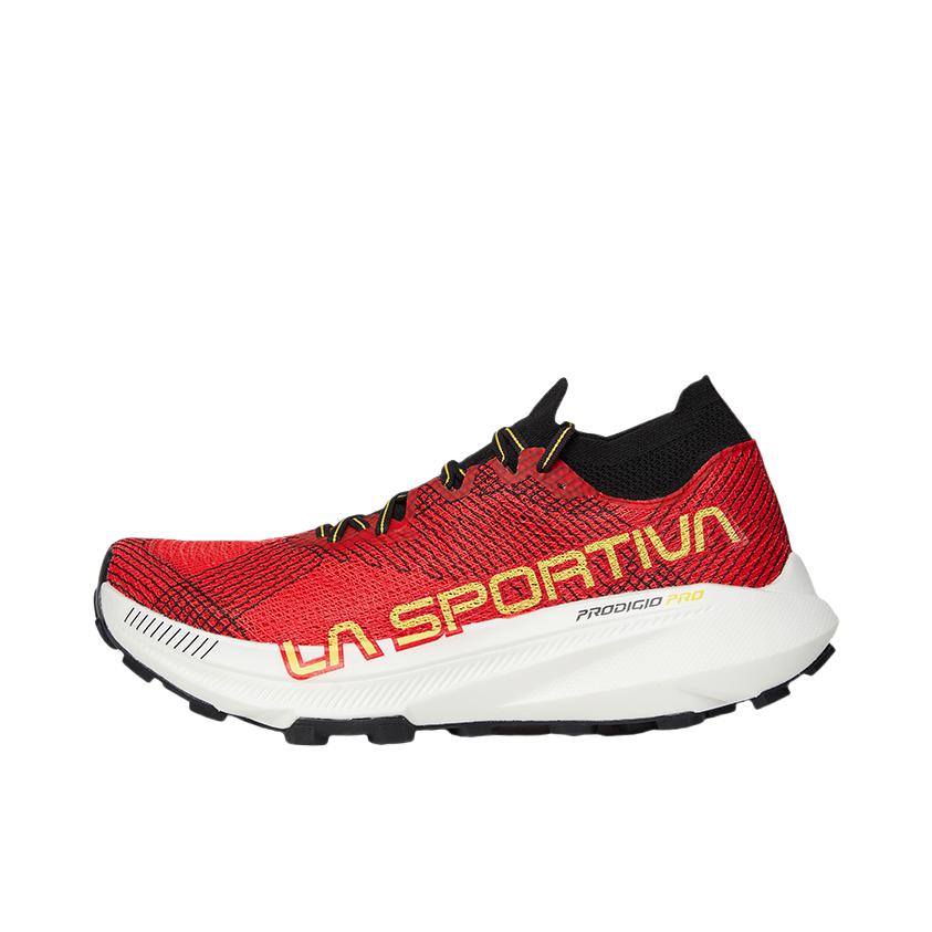 推荐商品：La Sportiva Prodigio Pro 破九 越野跑鞋 低帮系带超长距离 山红色/黄色