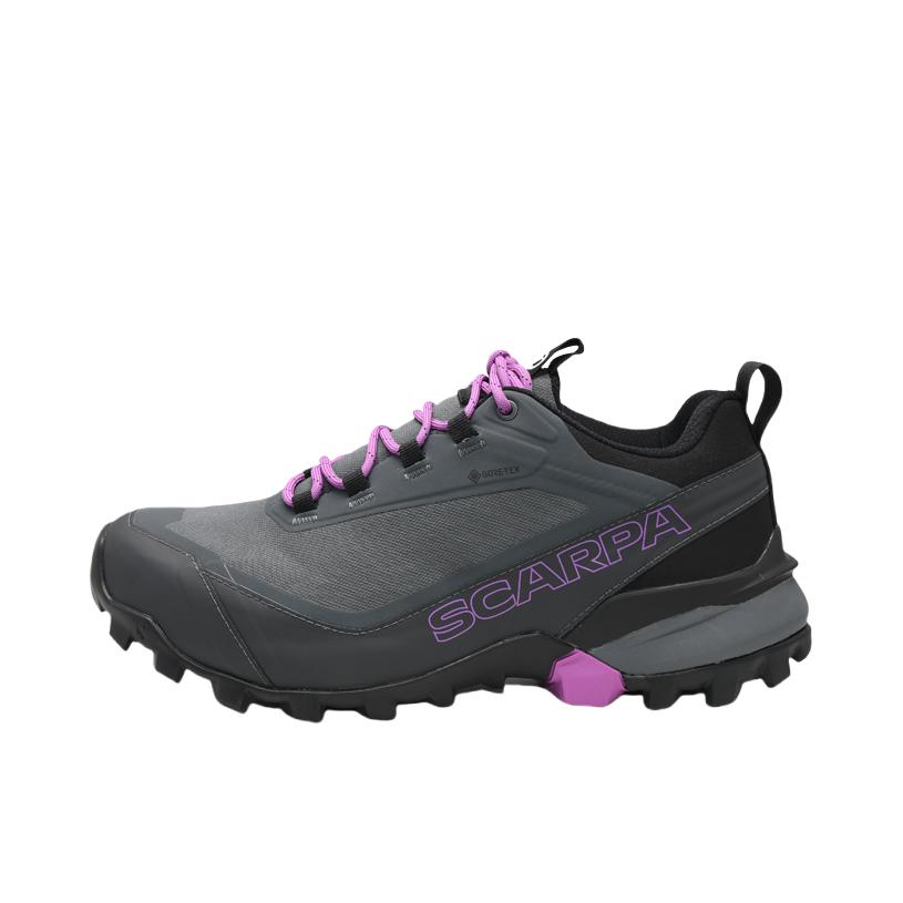 推荐商品：Scarpa/思卡帕 叛逆2 户外鞋 徒步鞋 轻量透气防水 低帮/深灰色/紫色