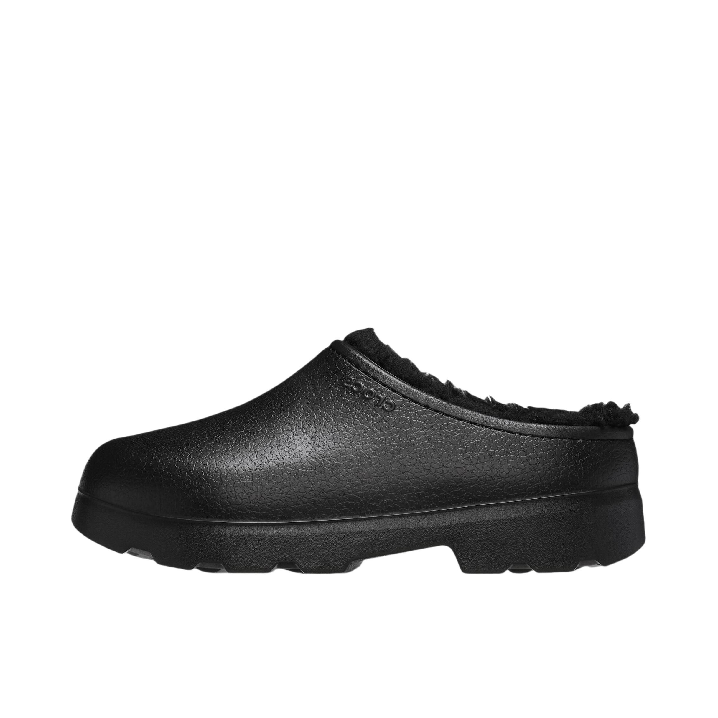 推荐商品：Crocs/卡骆驰 Dylan Lined Clog 舒适 防磨 百搭 包头 防滑 拖鞋 黑色