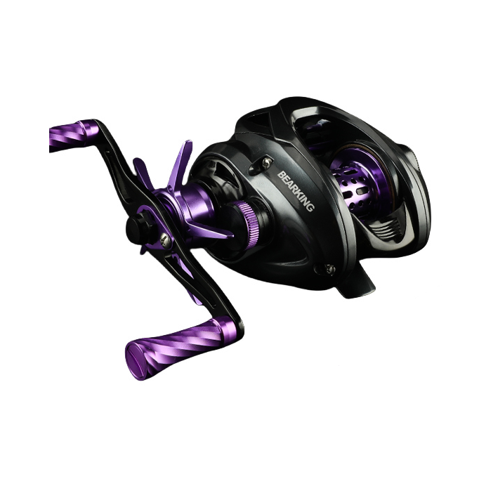 推荐商品：BEARKING/熊王 25款 YURI-DC 高速比 远投 硬铝 智能刹车 ​轻量化​ 电子骚音 路亚 水滴轮鱼线轮