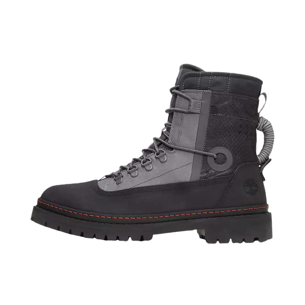 推荐商品：Timberland/添柏岚 x Raeburn Pull-On 短筒 系带 平跟 圆头 时装靴 Raeburn联名/灰色