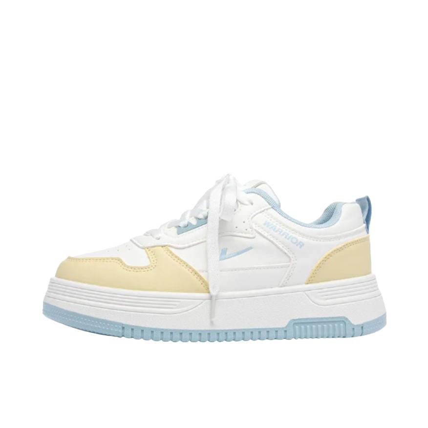 推荐商品：回力 简约 百搭 防滑 板鞋 WXY(S)-4767M 男款/白色/黄色