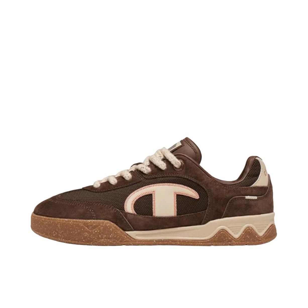推荐商品：Champion/冠军 Campus Trainer EC 板鞋 百搭日常平底中跟 男款/松果棕/玛瑙橙