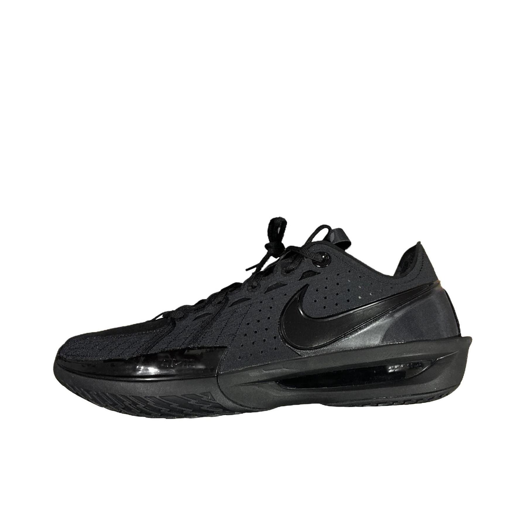 推荐商品：Nike Air Zoom G.T. Cut 3 篮球鞋 ZoomX泡棉抓地抗扭包裹性缓震回弹 纯黑色 