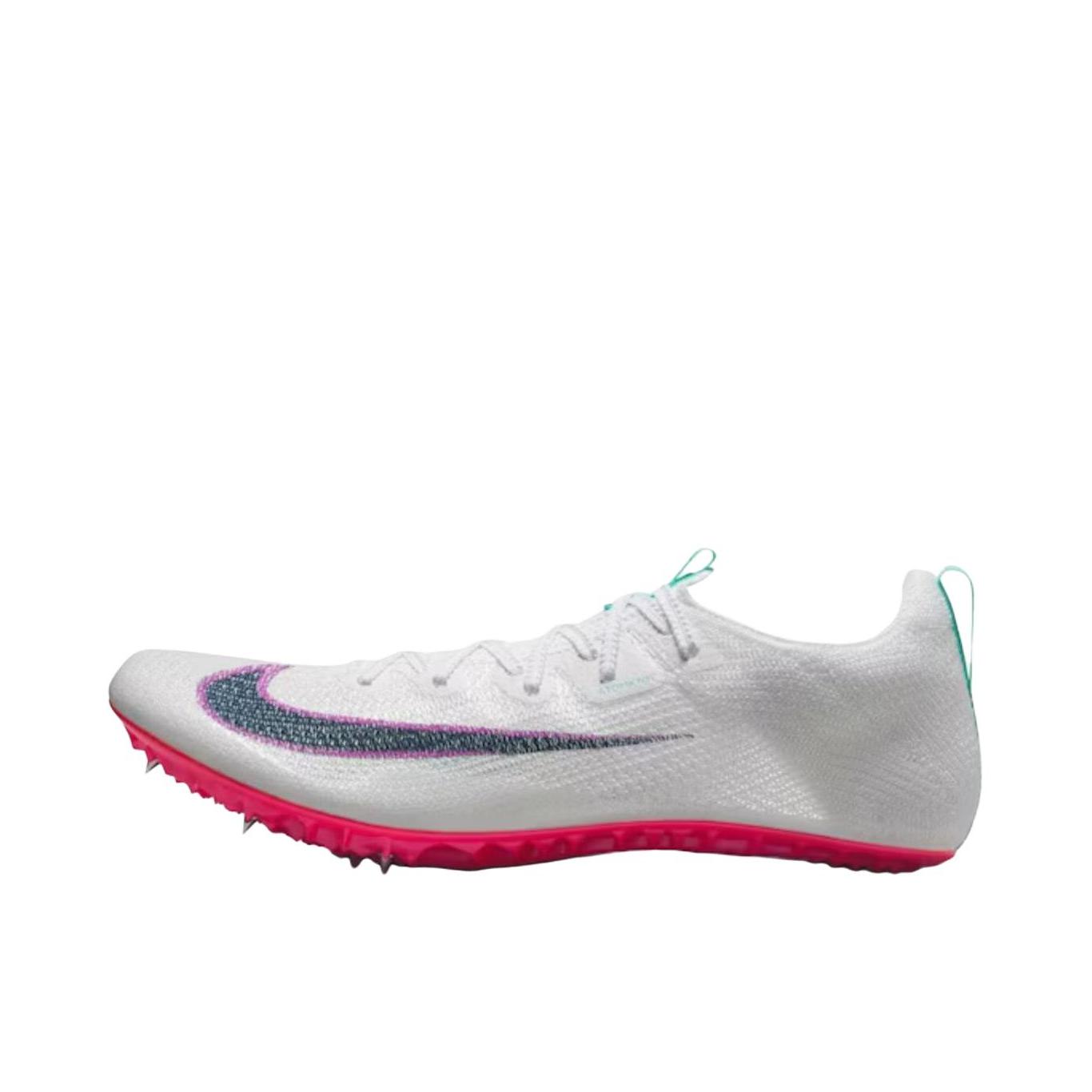 推荐商品：Nike Zoom Superfly Elite 2 跑鞋 碳板田径训练织物短跑 白色/黑色
