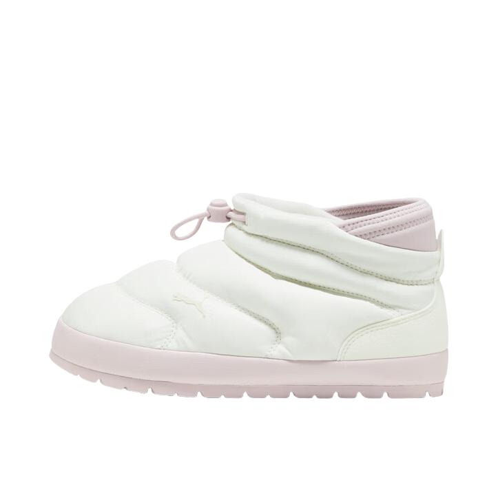 推荐商品：Puma/彪马 TUFF PADDED 3.0 MID 运动休闲鞋 防滑耐磨舒适百搭一脚蹬贴合 米白色/迷雾紫