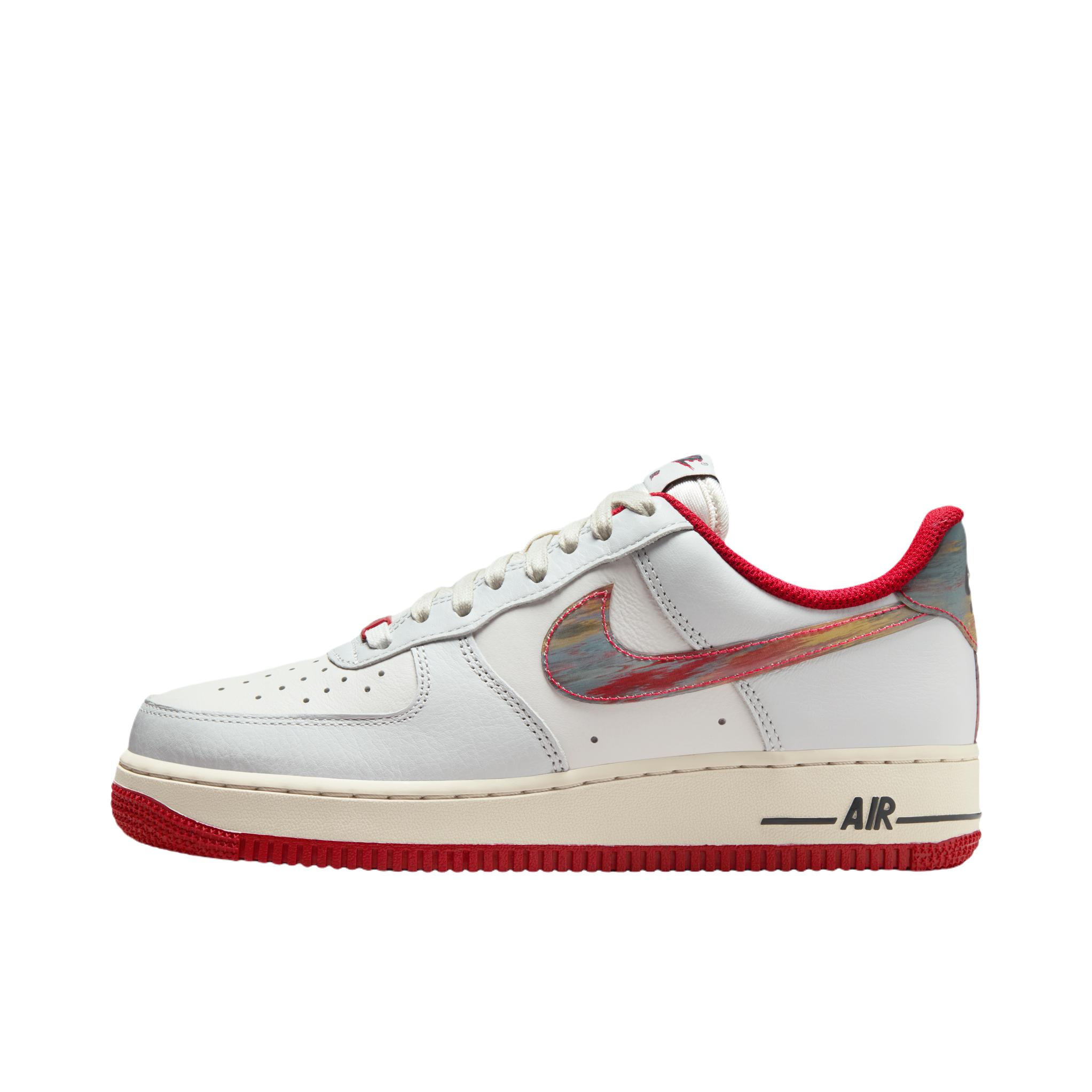 推荐商品：Nike Air Force 1 空军一号 板鞋 轻便舒适百搭耐磨防滑复古 女款/幻影灰白/尘光子色/健身红/团队金