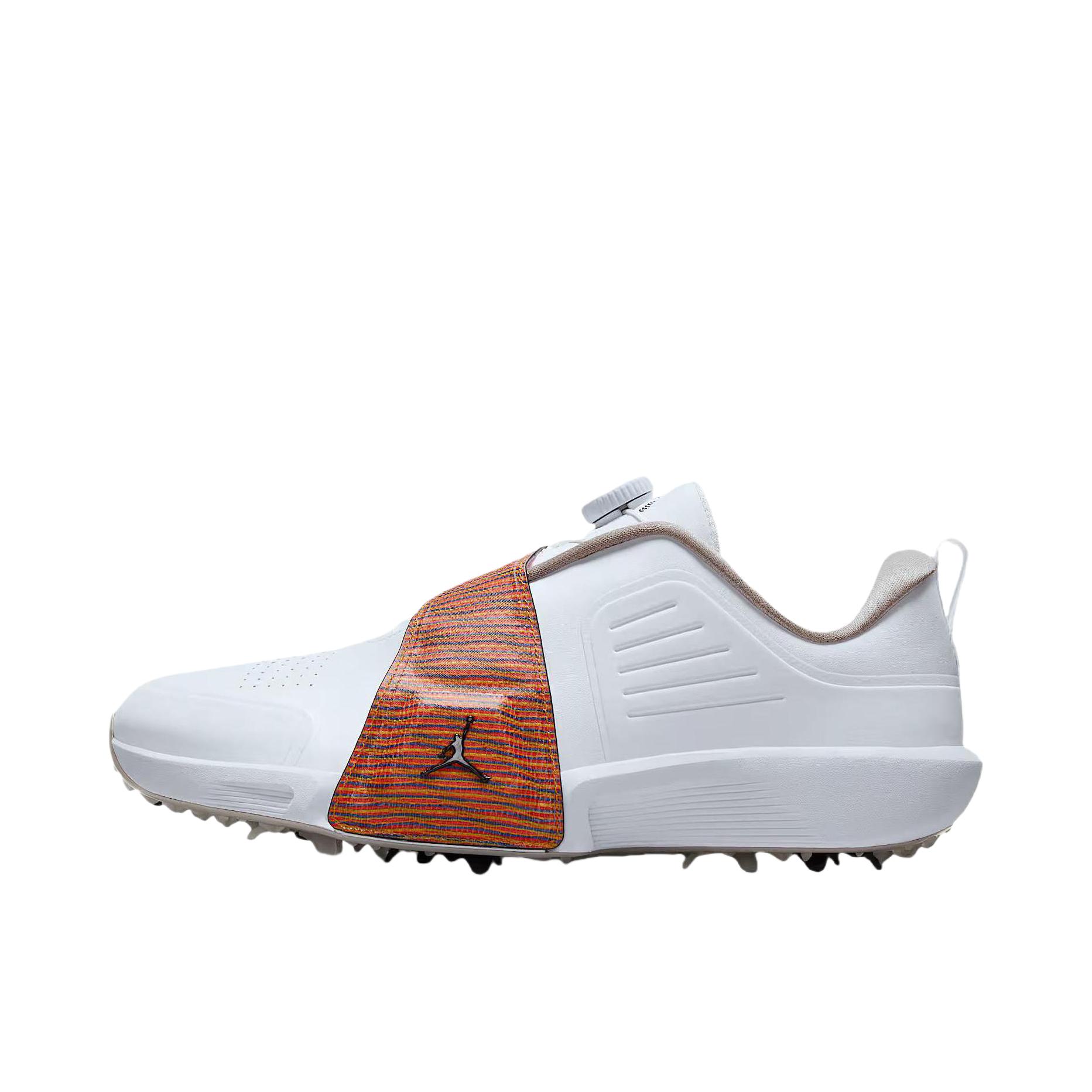 推荐商品：Jordan Air Rev 防滑 耐磨 低帮 抓地 回弹 缓震 耐用 高尔夫鞋 白色/棕色