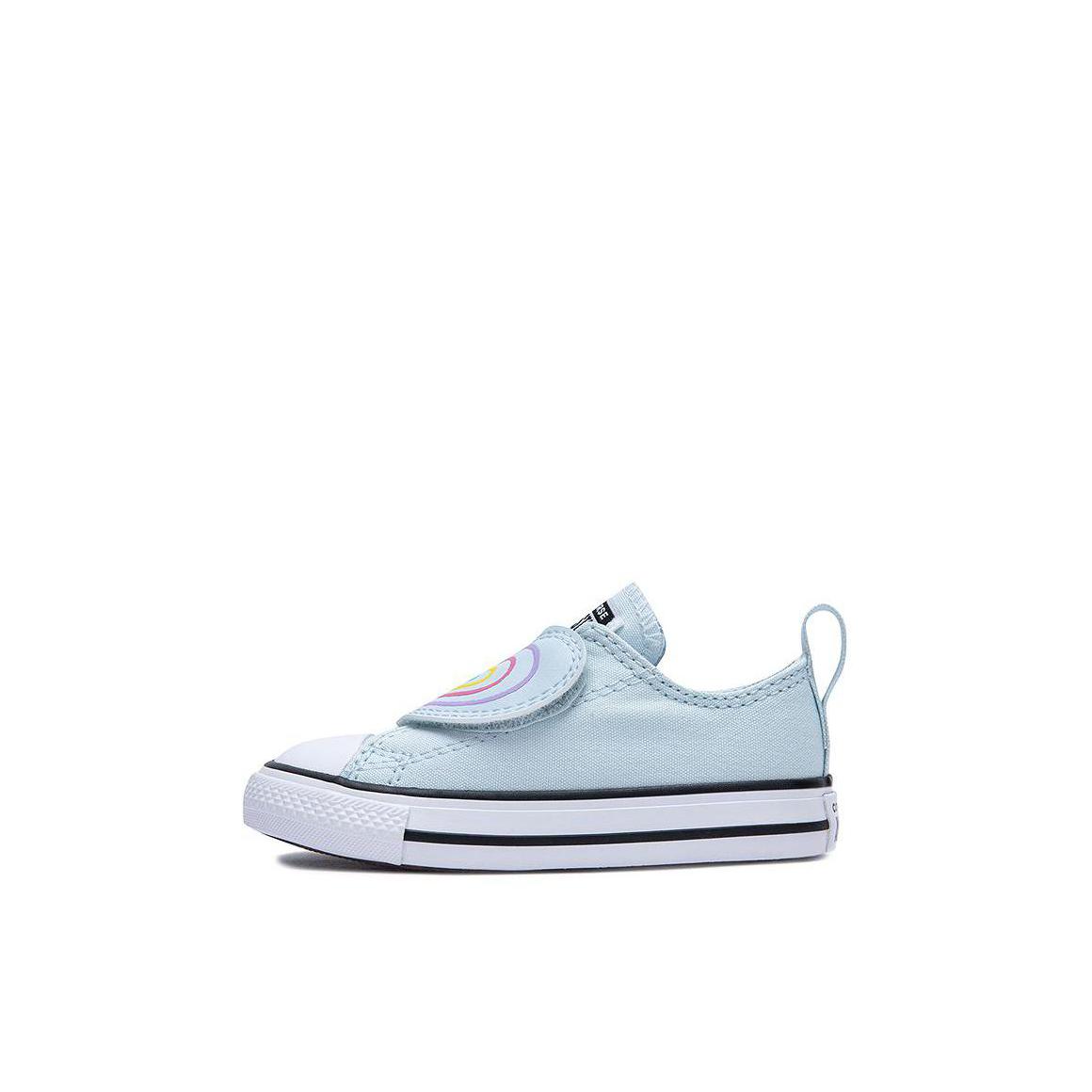 推荐商品：Converse/匡威 All Star One Strap 魔术贴 低帮 防滑耐磨 舒适百搭 休闲运动 帆布鞋儿童 婴童/蓝色