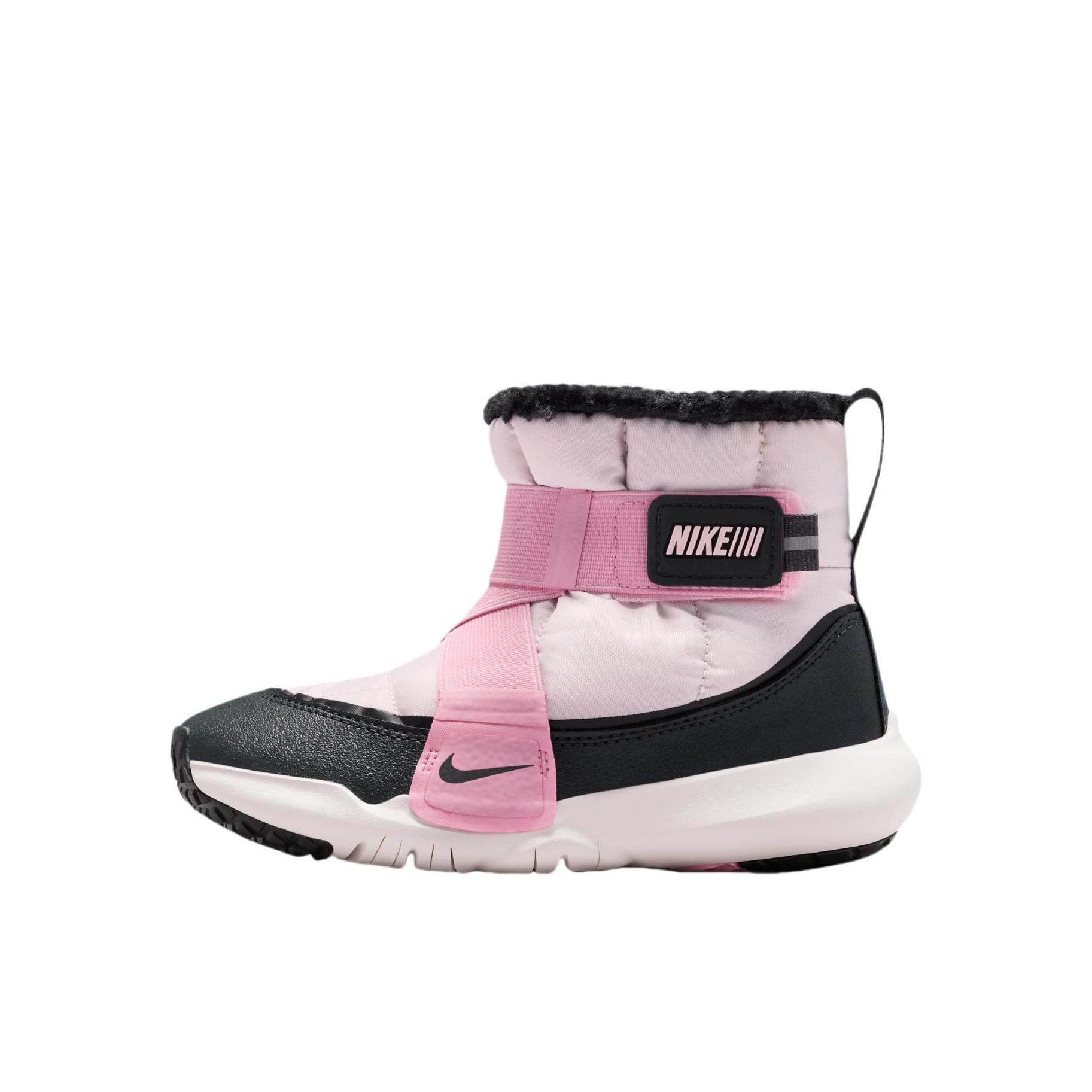 推荐商品：Nike  Flex Adance Boot 小飞碟 防滑耐磨 加绒保暖 短筒 舒适百搭 运动鞋儿童 小童/珍珠粉/煤黑色/中柔粉/黑色