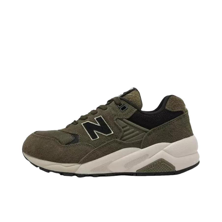推荐商品：New Balance 580 潮流复古 减震防滑 轻便透气 耐磨 舒适 织物 低帮百搭 运动休闲鞋 D宽/绿色 