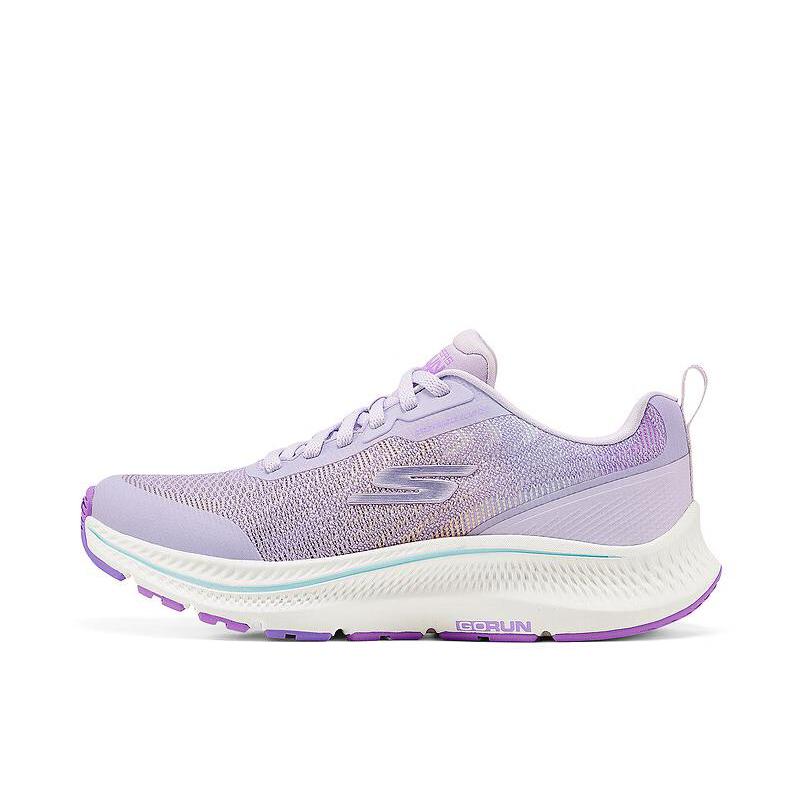 推荐商品：Skechers/斯凯奇 Go Run Consistent 2.0 厚底 缓震 休闲 轻便 跑鞋 女款/薰衣草色/多彩色