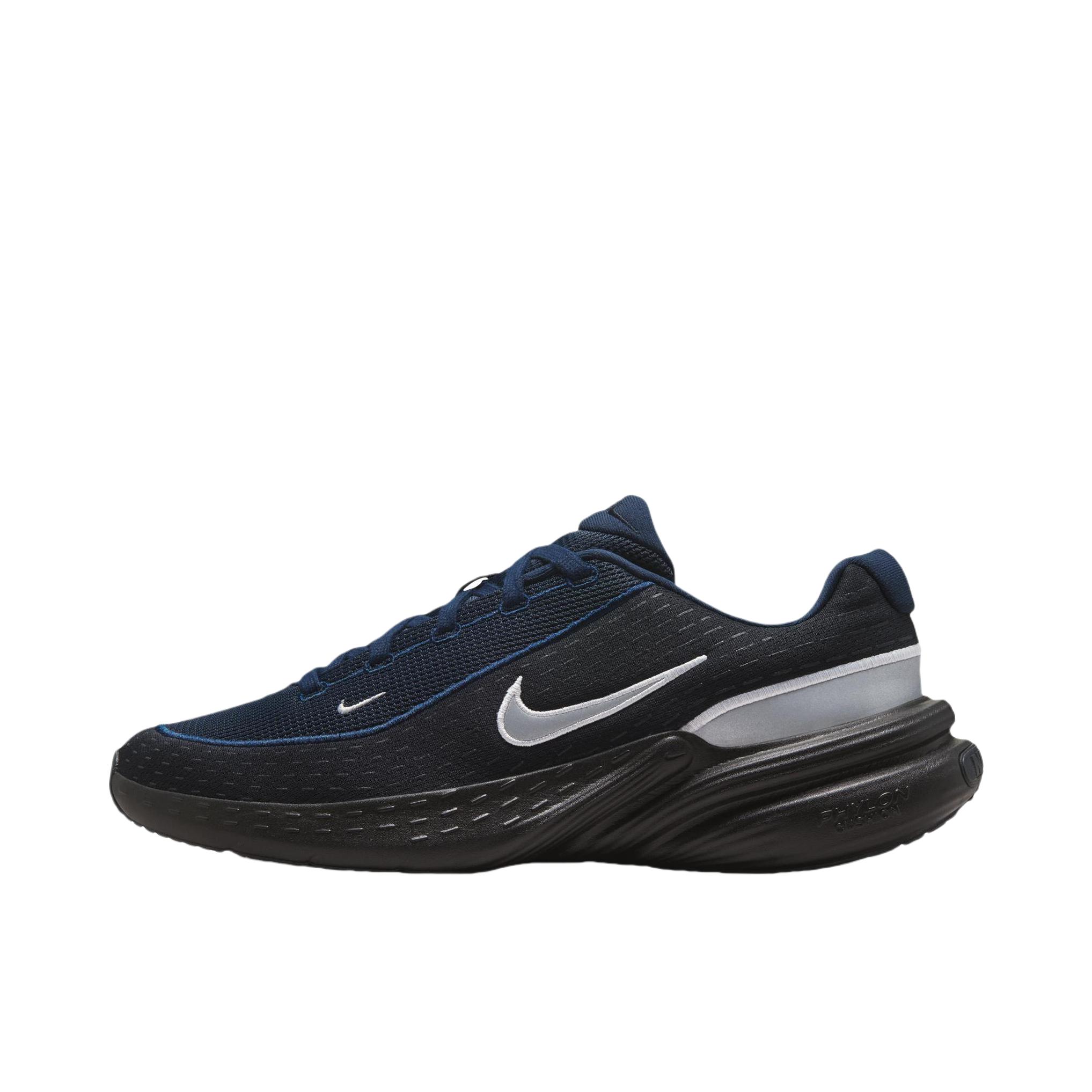 推荐商品：Nike Uplift SC 跑鞋 防滑耐磨舒适轻便低帮时尚潮流抓地贴合美观耐用训练 暗蓝黑/银色/黑色/浅军械蓝