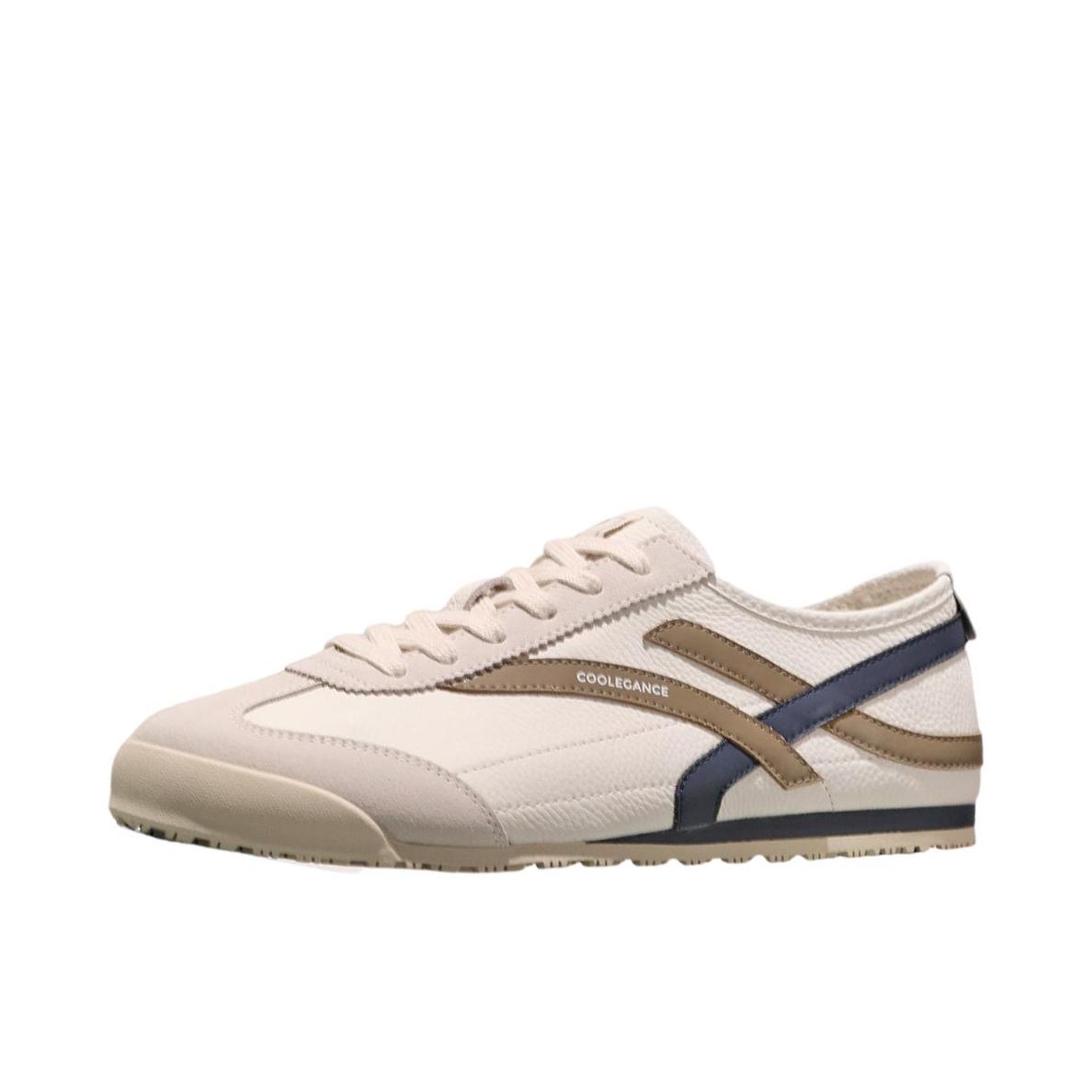 推荐商品：BELLE 帆布鞋 复古薄底运动潮流 D8H1DBM5 米色/白色/棕色/蓝色