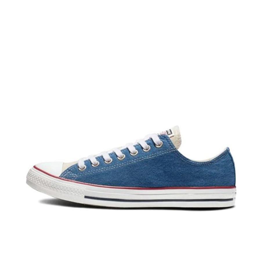推荐商品：Converse/匡威 Chuck Taylor All Star 帆布鞋 常青款轻便防滑耐磨百搭复古圆头减震贴合高帮 Denim/Navy/Vintage White/Gym Red 双面牛仔 Low