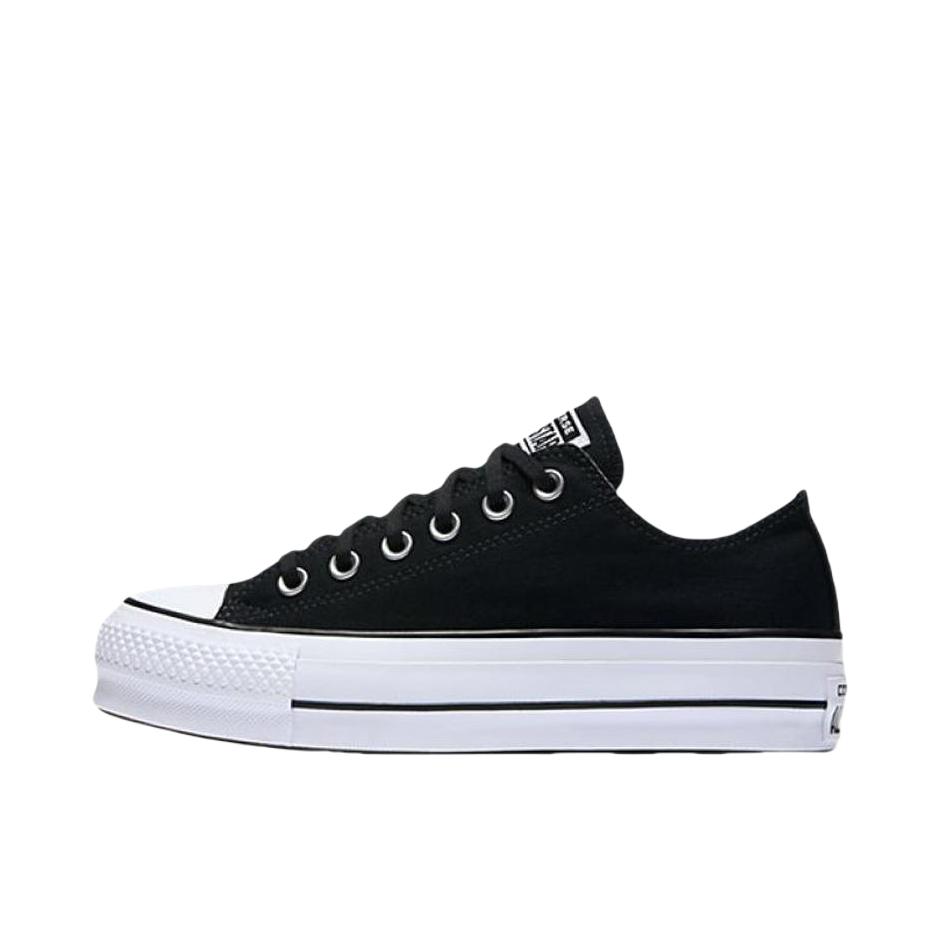 推荐商品：Converse/匡威 Chuck Taylor All Star Lift 简约复古 经典 防滑耐磨 舒适厚底 圆头 甜酷 增高鞋 帆布鞋 松糕底/黑色/白色