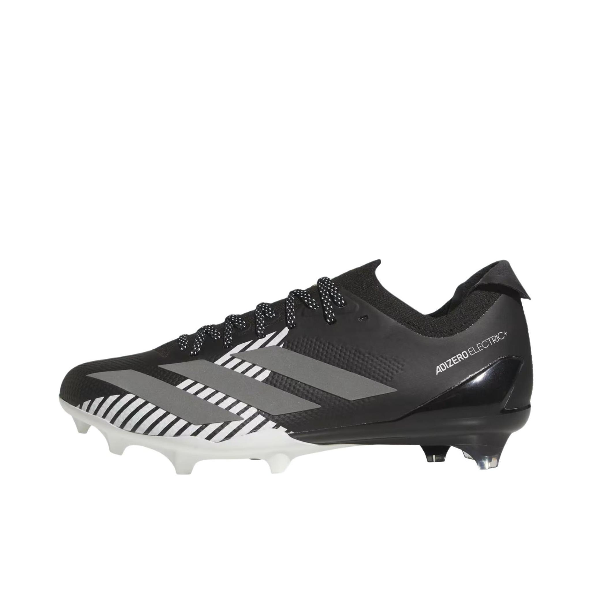 推荐商品：adidas Adizero Electric 人造草坪 减震 防滑耐磨 胶质 短钉 圆头 橄榄球鞋 纯黑色