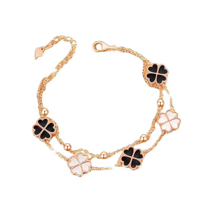 推荐商品：GIVANZ/纪梵哲 四叶草玛瑙手链