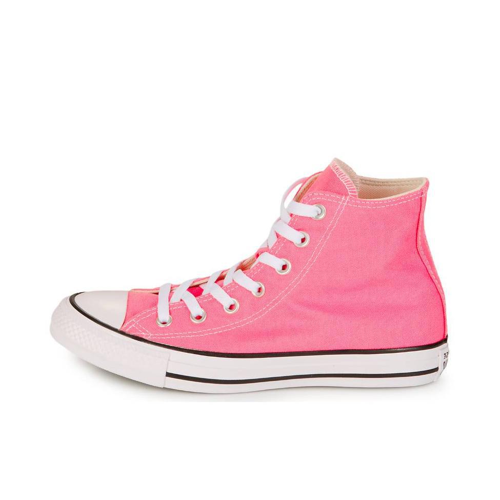 推荐商品：Converse/匡威 Chuck Taylor All Star 帆布鞋 常青款轻便防滑耐磨百搭复古圆头减震贴合高帮 桃粉