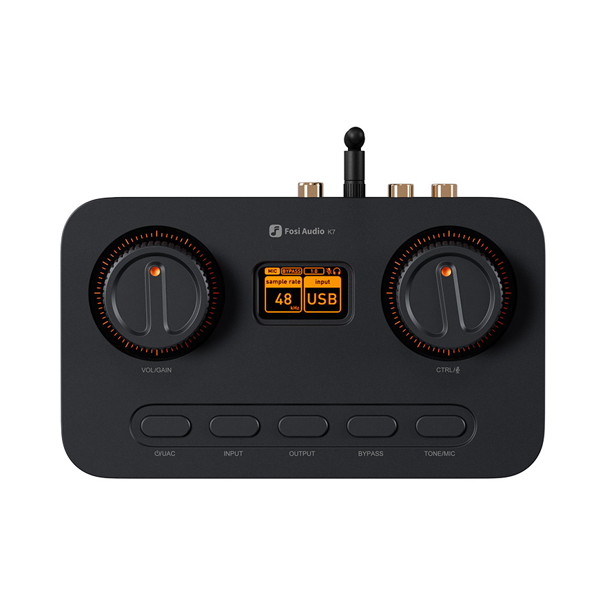 推荐商品：Fosi Audio/弗西 K7 解码耳放 发烧级 高解析 低延迟