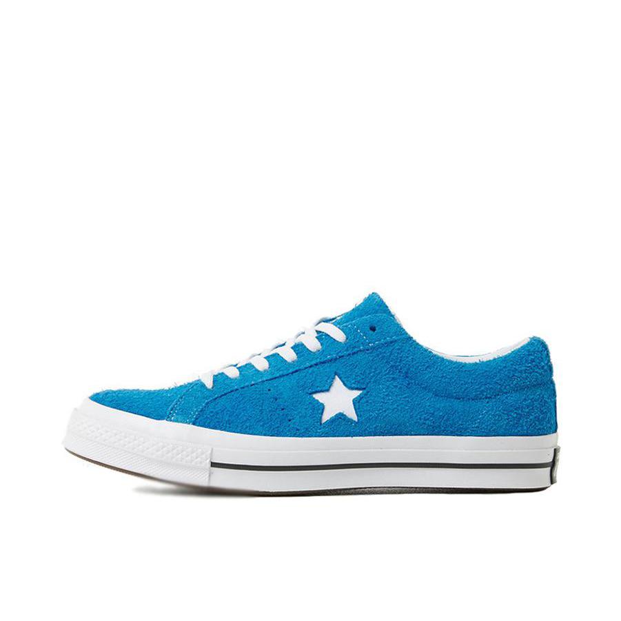 推荐商品：Converse/匡威 One Star 翻毛皮 防滑 复古 星星鞋 板鞋 RoyalBlue 湖蓝