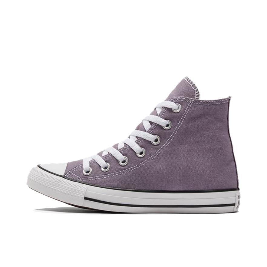 推荐商品：Converse/匡威 Chuck Taylor All Star 帆布鞋 常青款轻便防滑耐磨百搭复古圆头减震贴合高帮 烟熏紫
