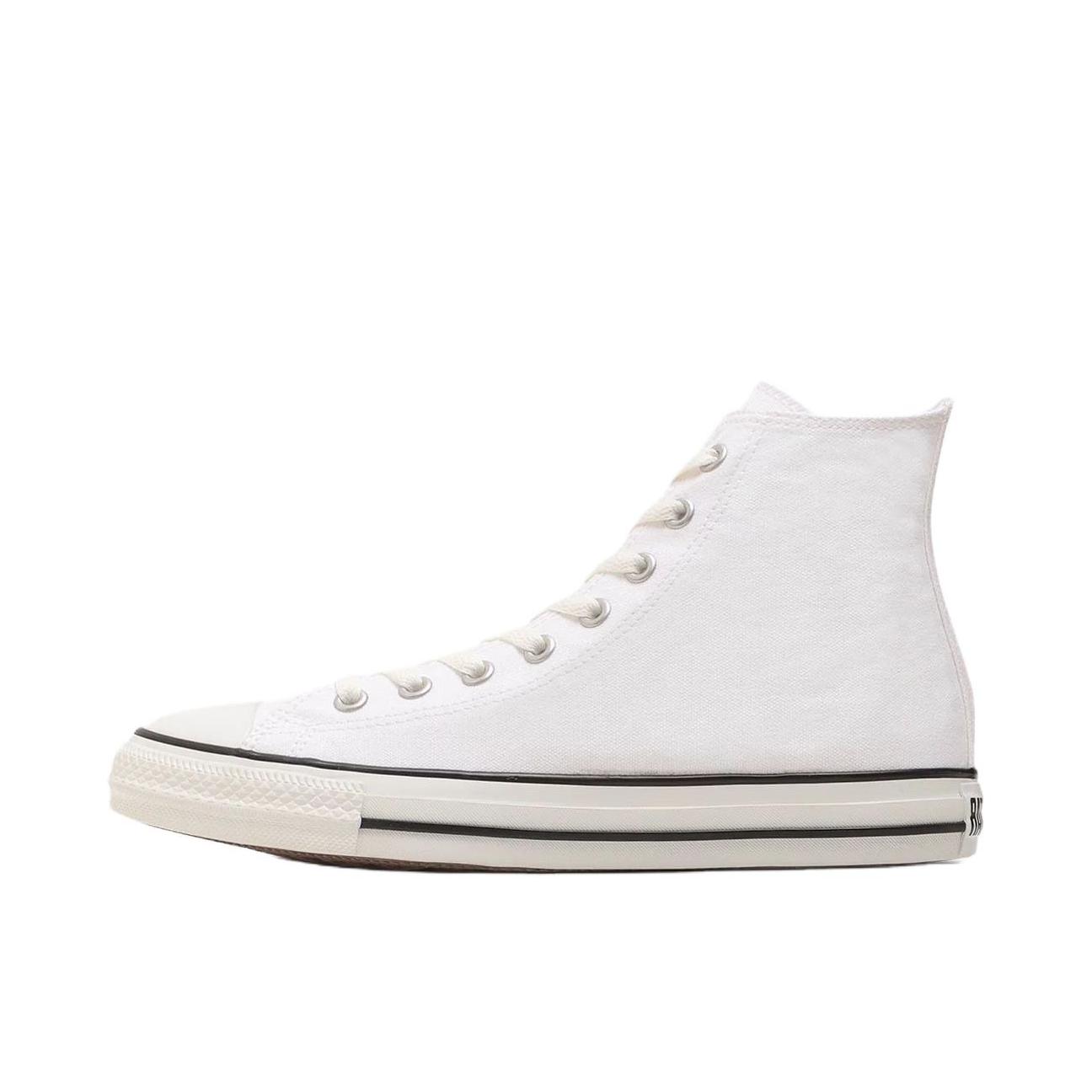 推荐商品：Converse/匡威 Chuck Taylor All Star 帆布鞋 常青款轻便防滑耐磨百搭复古圆头减震贴合高帮 奶白色/米色