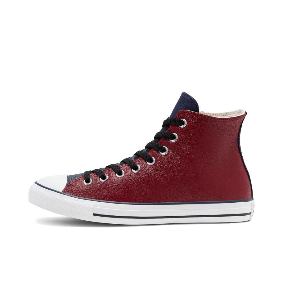 推荐商品：Converse/匡威 Chuck Taylor All Star 帆布鞋 常青款轻便防滑耐磨百搭复古圆头减震贴合高帮 高帮/皮革/酒红