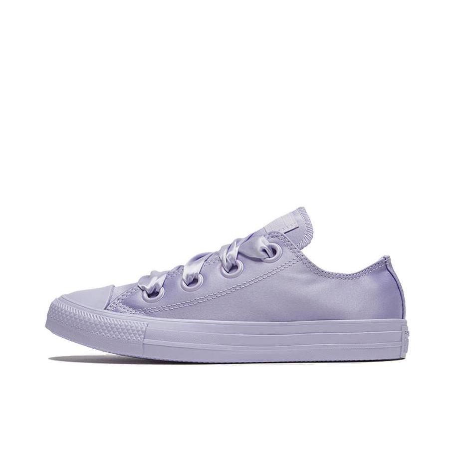 推荐商品：Converse/匡威 Chuck Taylor All Star 帆布鞋 常青款轻便防滑耐磨百搭复古圆头减震贴合高帮 淡紫Low
