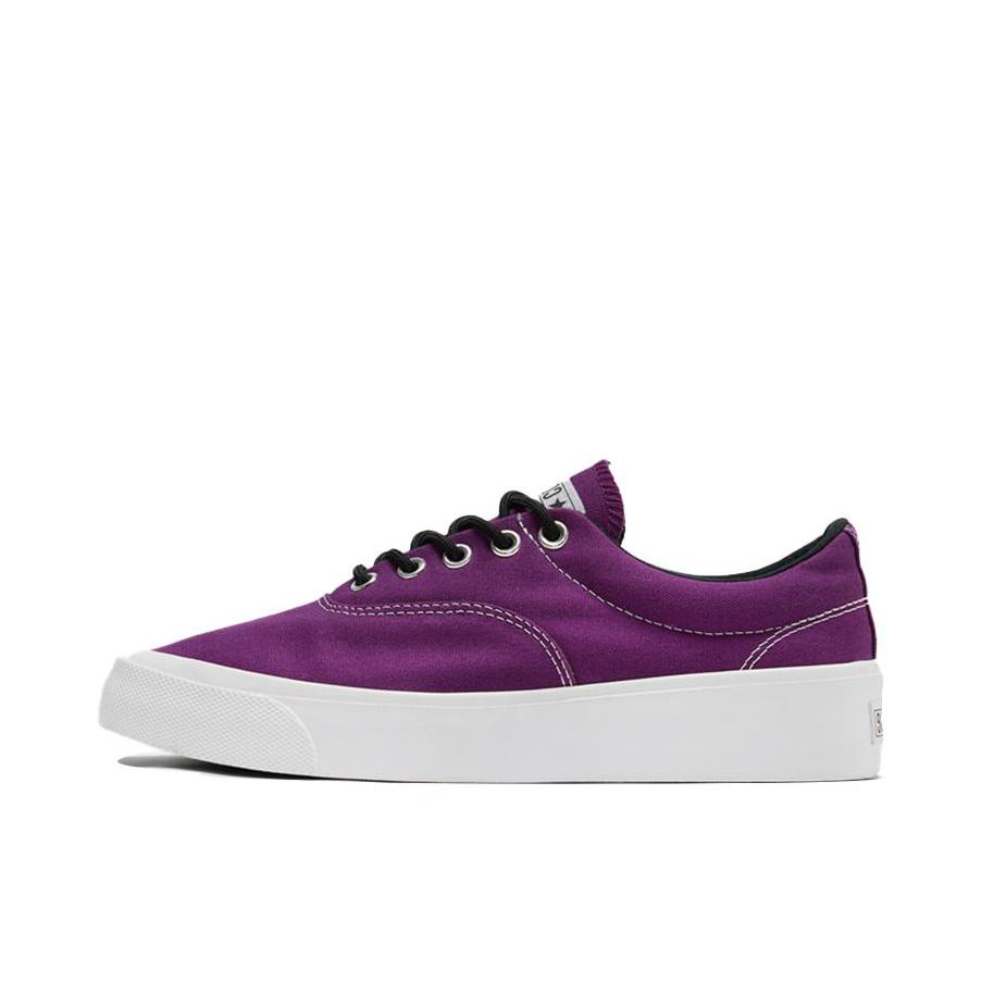 推荐商品：Converse/匡威 Skid Grip CVO 减震回弹 防滑耐磨 轻便透气 休闲复古 拼接 潮流 低帮 板鞋 暗紫